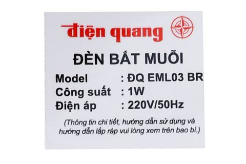 Đèn bắt Muỗi ĐQ EML03 BR