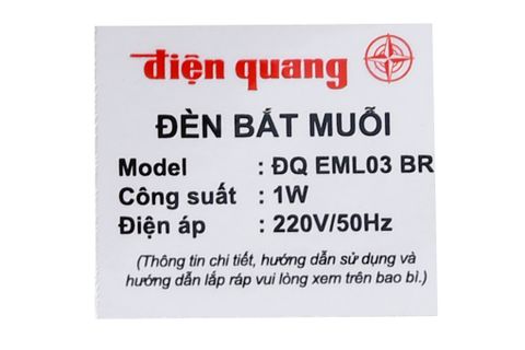 Đèn bắt Muỗi ĐQ EML03 BR