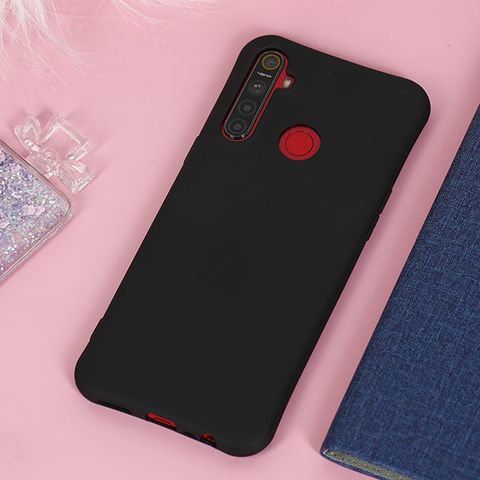 Ốp lưng Realme 5s/5i/c3/6i Nhựa dẻo BUMPER CANDY MEEKER Đen