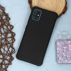  Ốp lưng Galaxy A51/A31 Nhựa dẻo BUMPER CANDY MEEKER Đen 
