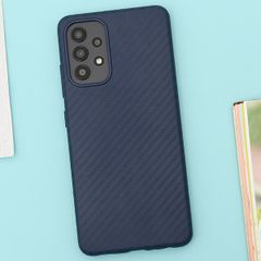  Ốp lưng Galaxy A32 Nhựa dẻo Carbon Fibre TPU COSANO Xanh Đậm 