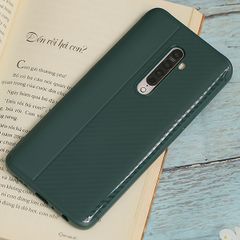  Ốp lưng Oppo Reno2 nhựa dẻo Carbon Mix OSMIA Xanh bóng đêm 