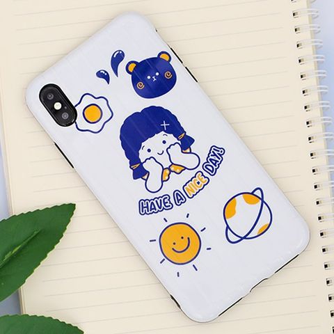 Ốp lưng iPhone XS Max nhựa dẻo IMD Luggage OSMIA CN7190927 Ngày tốt lành