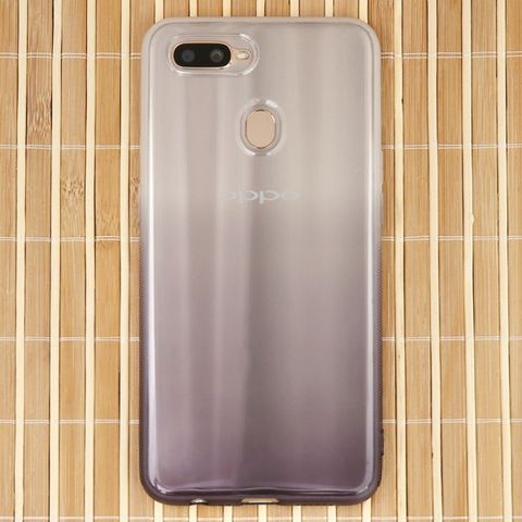 Ốp lưng Oppo A7 Nhựa dẻo Color soft TPU JM đen