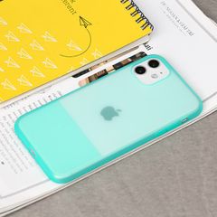  Ốp lưng iPhone 11 nhựa dẻo CONTRAST SILICONE JM Mint 