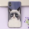 Ốp lưng iPhone X Nhựa cứng viền dẻo Cream COSANO SR171203 Mèo