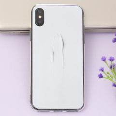  Ốp lưng iPhone X Nhựa cứng viền dẻo Cream COSANO SR171202 Vết sơn 