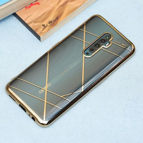 Ốp lưng Oppo Reno2 F nhựa dẻo ELECTRO TPU A JM Gold 3
