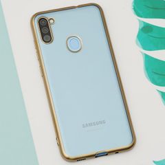  Ốp lưng Galaxy A11 nhựa dẻo Electroplate -Matte OSMIA Gold 