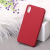 Ốp lưng iPhone Xs Max nhựa dẻo LIQUID SILICONE B JM Đỏ đô