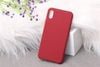 Ốp lưng iPhone Xs Max nhựa dẻo LIQUID SILICONE B JM Đỏ đô