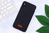 Ốp lưng iPhone XS Max nhựa dẻo Logo PU Case COSANO Đen