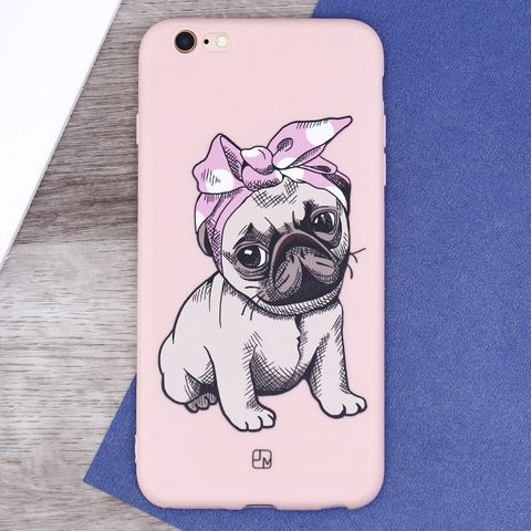 Ốp lưng iPhone 6 Plus - 6s Plus Nhựa dẻo Lucky Dog JM171210