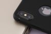 Ốp lưng iPhone X Nhựa dẻo Matte Solid TPU Xmobile Đen
