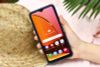 Ốp lưng Galaxy A20s Nhựa dẻo New Carbon TPU JM Xanh Navy
