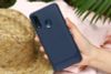 Ốp lưng Galaxy A20s Nhựa dẻo New Carbon TPU JM Xanh Navy