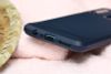 Ốp lưng Galaxy A20s Nhựa dẻo New Carbon TPU JM Xanh Navy