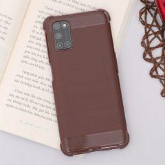  Ốp lưng Oppo A52/A92 nhựa dẻo New Fiber Grain TPU COSANO Nâu 