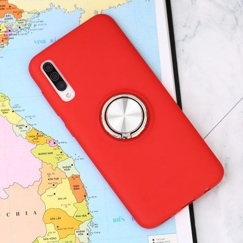 Ốp lưng Galaxy A30s Nhựa dẻo Ring Silicone COSANO Đỏ