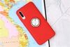 Ốp lưng Galaxy A30s Nhựa dẻo Ring Silicone COSANO Đỏ