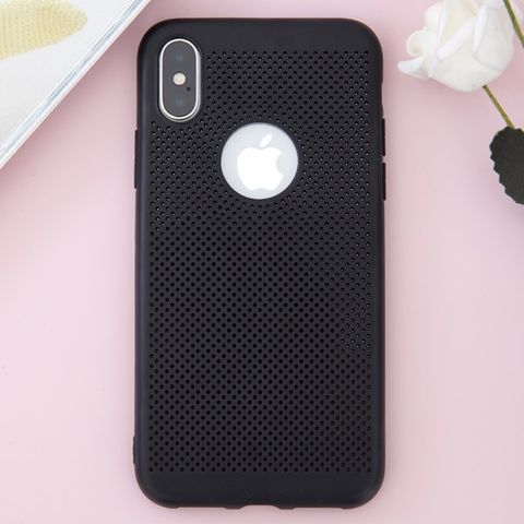 Ốp lưng iPhone X Nhựa dẻo Simo Soft JM Đen