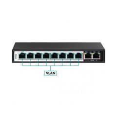  Switch 10 Port 10/100 With 8 Poe Port D-link Des-f1010p 