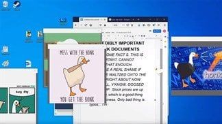 Triệu hồi ngay chú ngỗng tinh nghịch để quậy phá desktop của bạn cực thú vị lại còn miễn phí