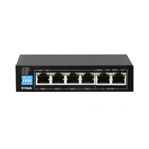 Switch 4 Port 10/100/1000 Poe D-link Dgs-f1006p