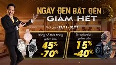  Bão sale Black Friday: Mua đồng hồ thời trang xịn giá rẻ hết hồn, giảm sốc đến 70% chuyện thật không đùa, nhanh tay chốt đơn ngay 