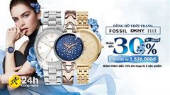  Mừng ngày Phụ Nữ Việt Nam sắp tới, đồng hồ thời trang Fossil, ELLE và DKNY giảm lớn cực hời, giá rẻ không tưởng 