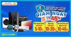  Đồng hành mùa dịch - Trợ giá hết mình: Giảm ngay 5 - 45% tại Trung Tâm Bảo Hành, từ 01-15/08 