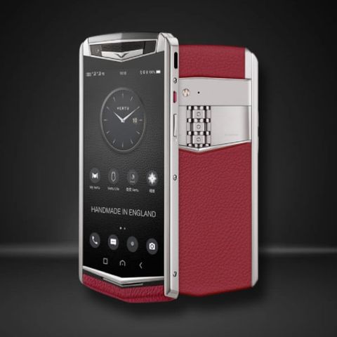 Điện Thoại Vertu Aster P Silver Calf Jade Red