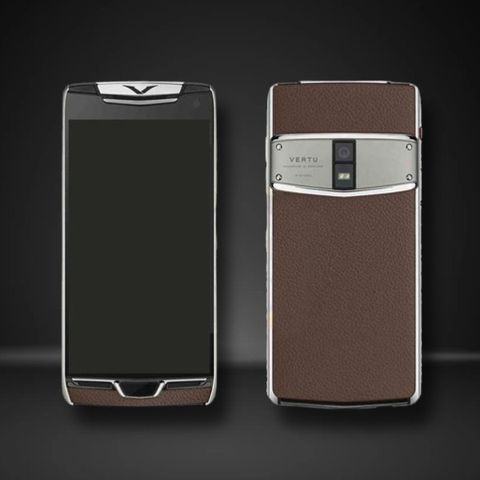 Điện Thoại Vertu Constellation X Dual Sim 2017 Bản Da Nâu