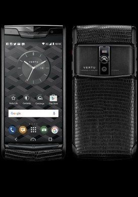 Điện Thoại Vertu New Signature Touch Pure Jet Lizard