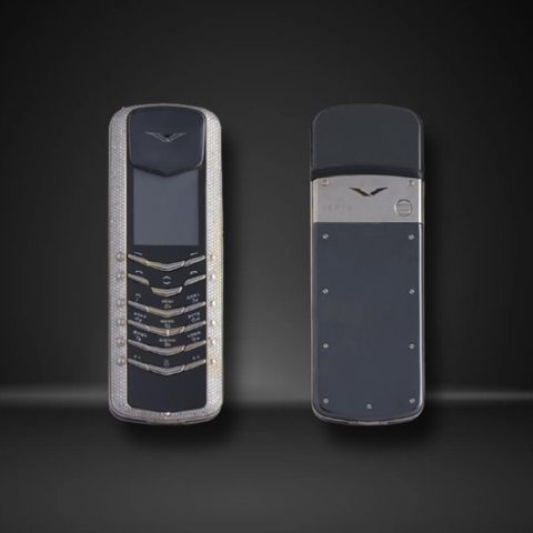 Điện Thoại Vertu Signature M White Gold Full Diamonds