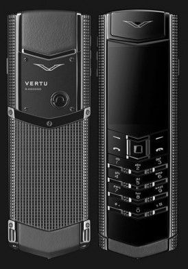 Điện Thoại Vertu Signature S Clous De Paris Stainless Steel Black