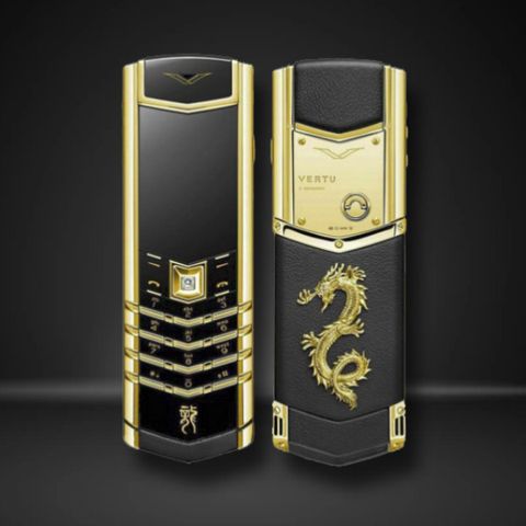 Điện Thoại Vertu Signature S Dragon Yellow Gold Diamond