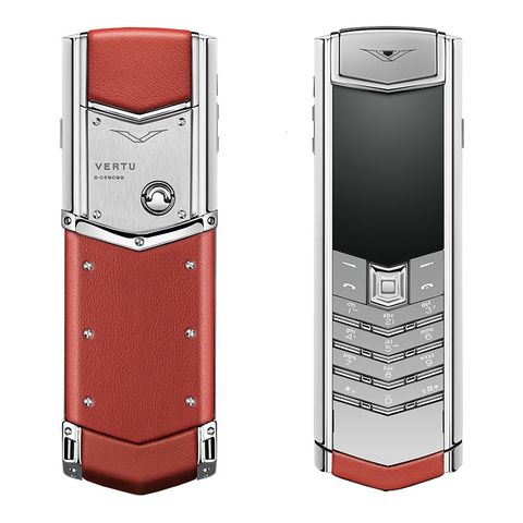 Điện Thoại Vertu Signature S Pure Silver Red