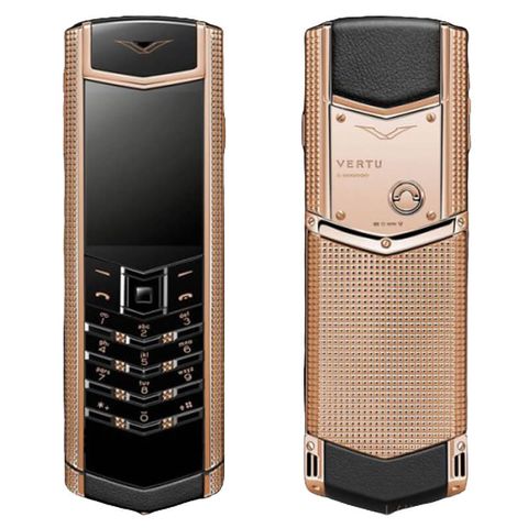 Điện Thoại Vertu Signature S Red Gold With Diamond