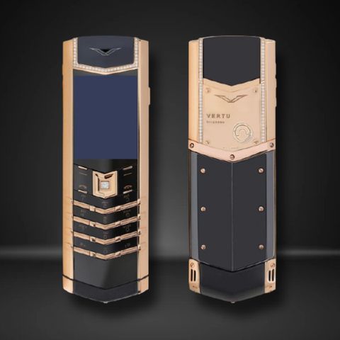 Điện Thoại Vertu Signature S Rose Gold Ceramic Diamond