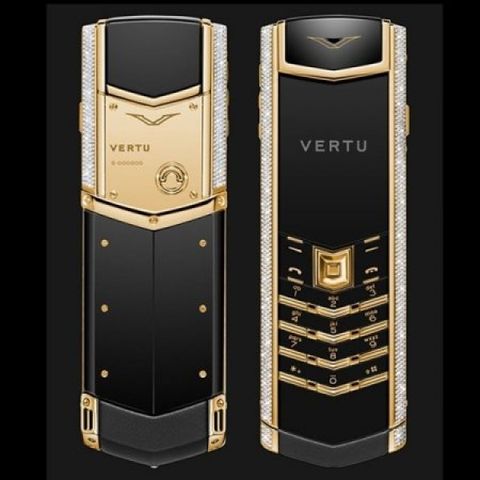 Điện Thoại Vertu Signature S Rose Gold Ceramic Full Diamond