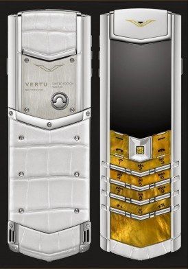Điện Thoại Vertu Signature S Yellow Mother Of Pearl