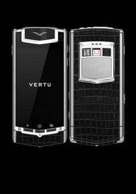 Điện Thoại Vertu Ti Titanium Black Alligator