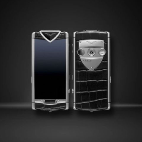 Điện Thoại Vertu Touch Diamond Da Cá Sấu