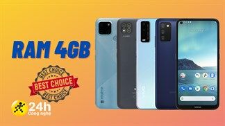 Mua điện thoại RAM bao nhiêu GB là đủ? Tham khảo TOP 5 điện thoại 4GB RAM giá rẻ cho bạn thoải mái đa nhiệm, chiến game