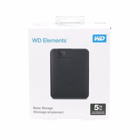 Ổ Cứng Hdd Western Digital Elements Portable 5tb Wdbu6y0050bbk