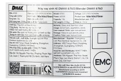  Máy xay sinh tố DMAX 6760 