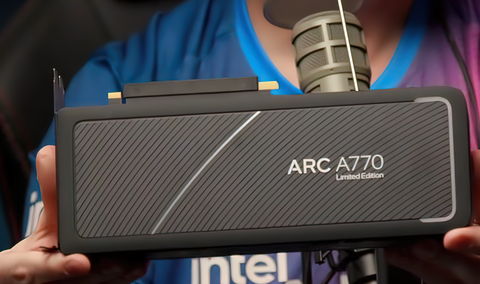 Đội Xanh Hé Lộ Card Đồ Họa Flagship Intel Arc A770 Phiên Bản Giới Hạn
