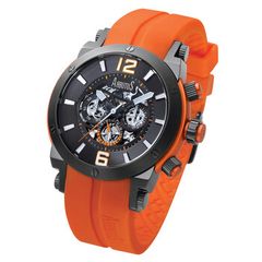  Arbutus Wall Street Black Dial Orange Silicone AR606BQQ 