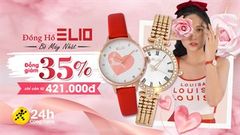  Vui cùng nàng, săn sale rộn ràng: Đồng hồ Elio giảm ngon ngỡ ngàng dịp 20/10, giá cực đáng mua chỉ từ 421k, sắm liền kẻo lỡ 